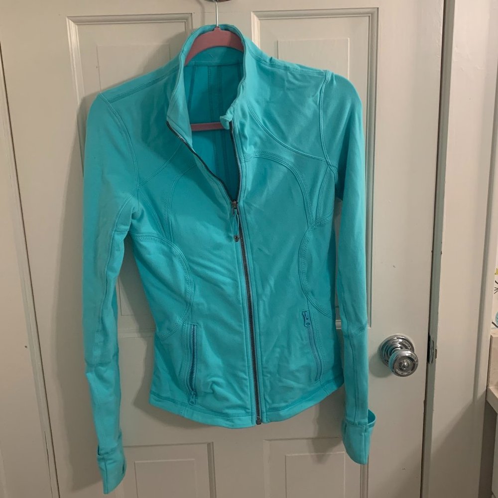 LuluLemon Bright Teal Define Jacket